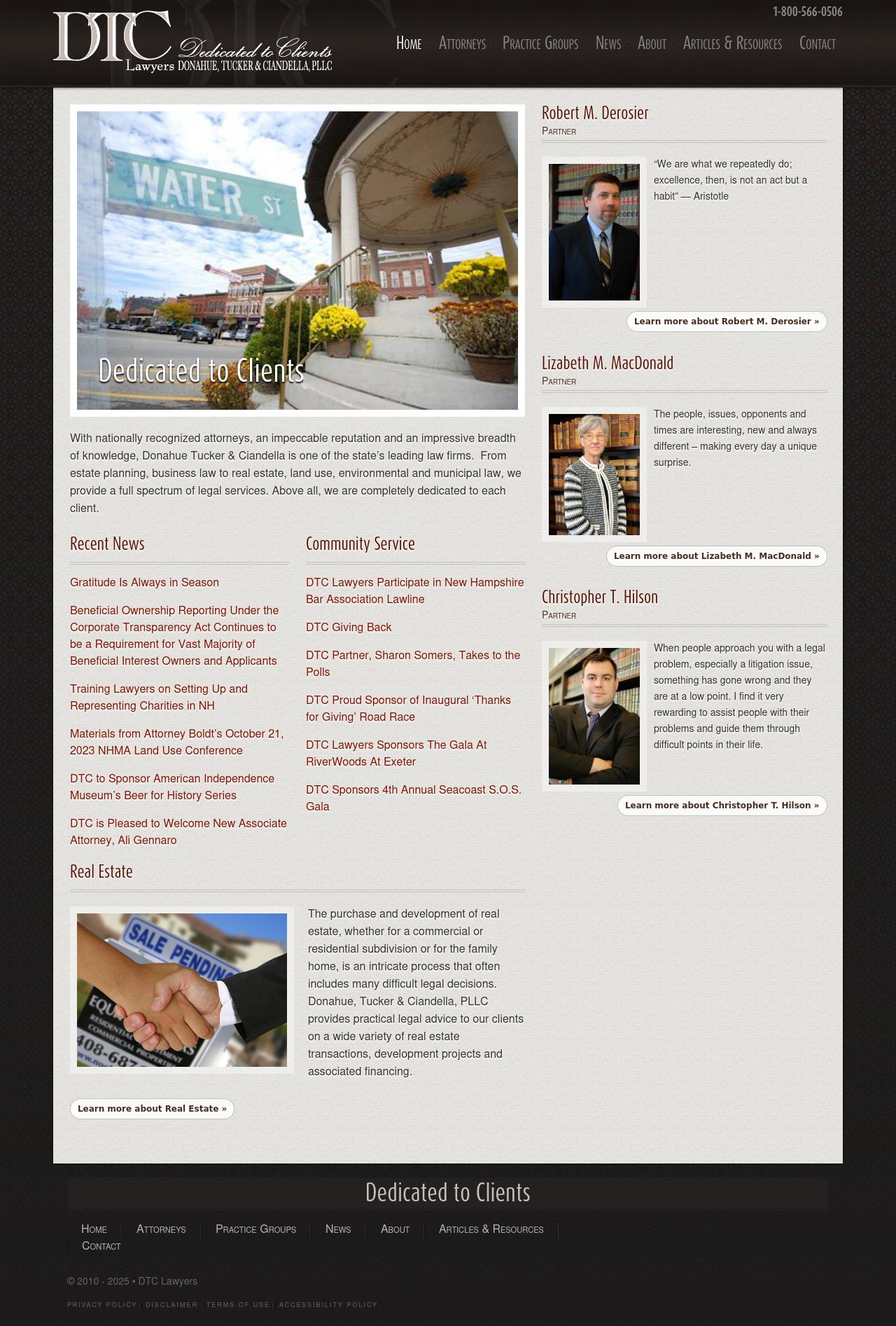 Donahue Tucker & Ciandella PLLC - Exeter NH Lawyers