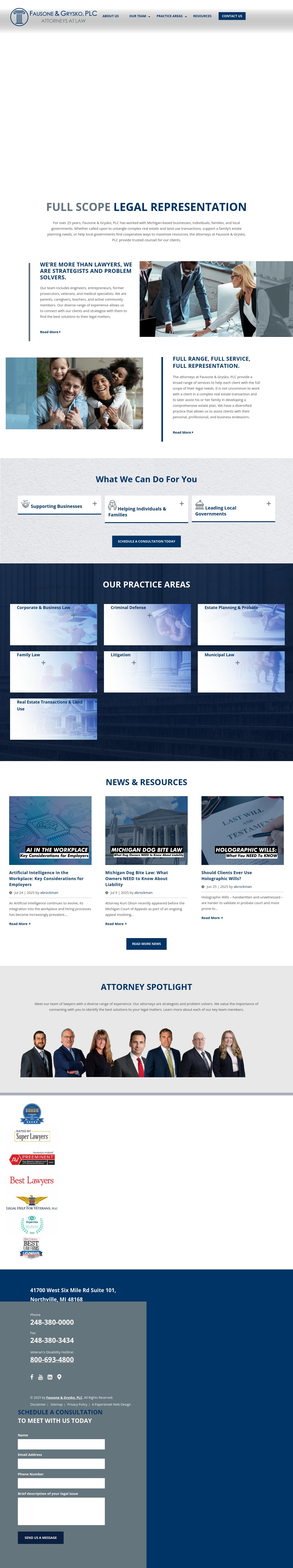Fausone Bohn, LLP - Northville MI Lawyers