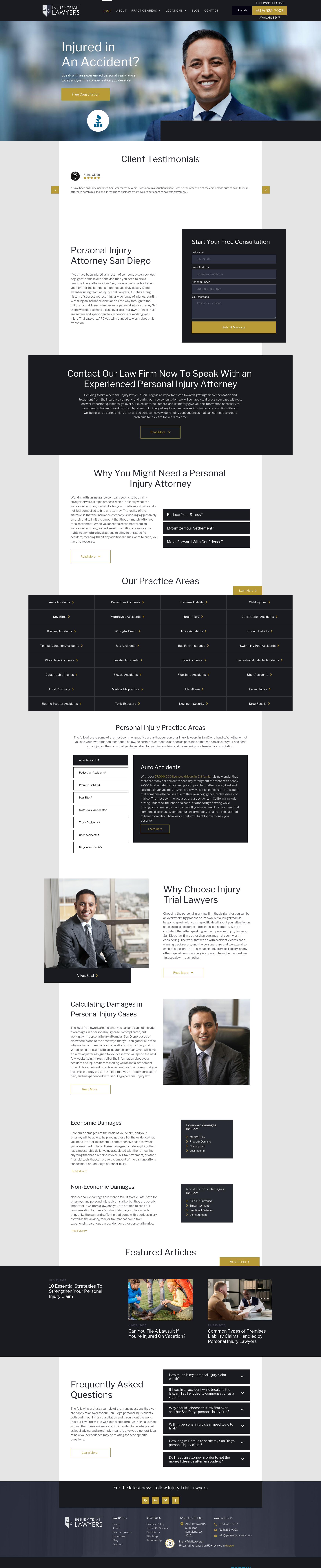 Injury Trial Lawyers APC - San Diego CA Lawyers