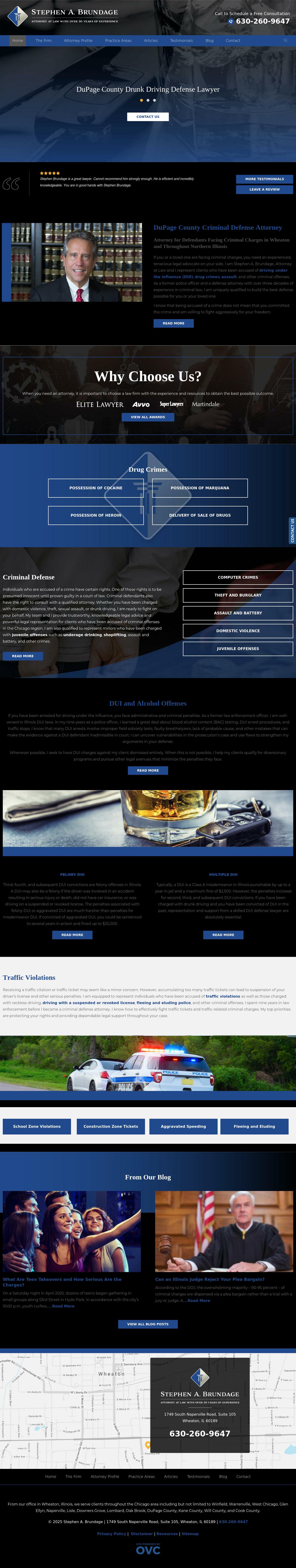 Law Office of Stephen A. Brundage - Wheaton IL Lawyers