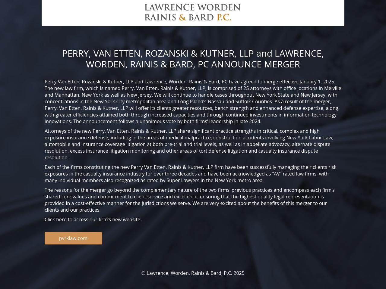 Lawrence, Worden, Rainis & Bard, P.C. - Melville NY Lawyers