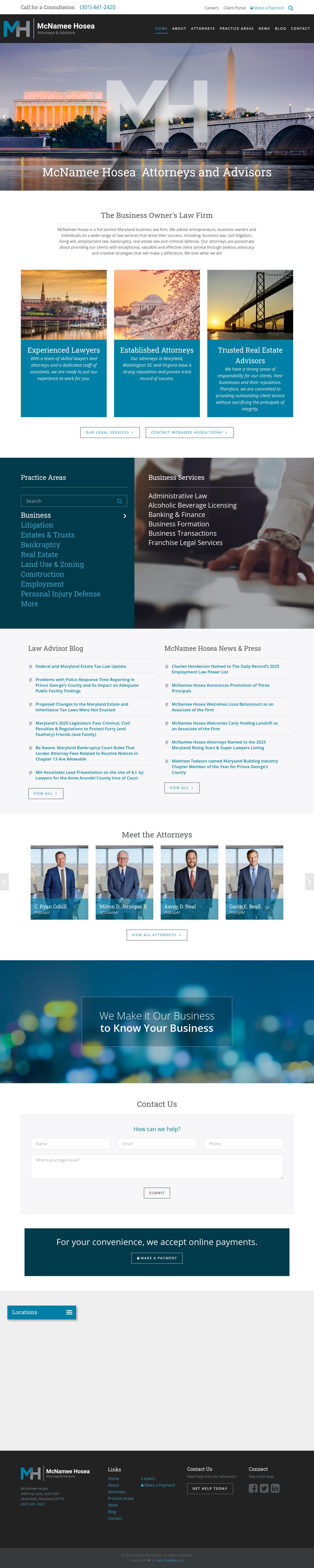McNamee, Hosea, Jernigan, Kim, Greenan & Lynch, P.A. - Greenbelt MD Lawyers