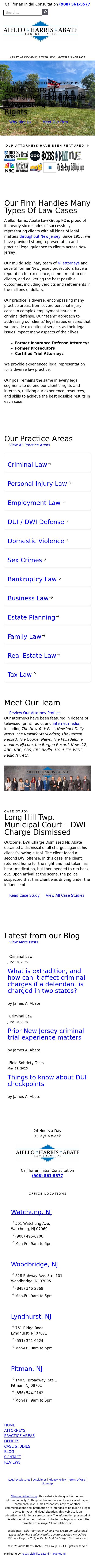 Aiello, Harris, Marth, Tunnero, Pastor & Schiffman, PC Attorneys At Law - Flemington NJ Lawyers