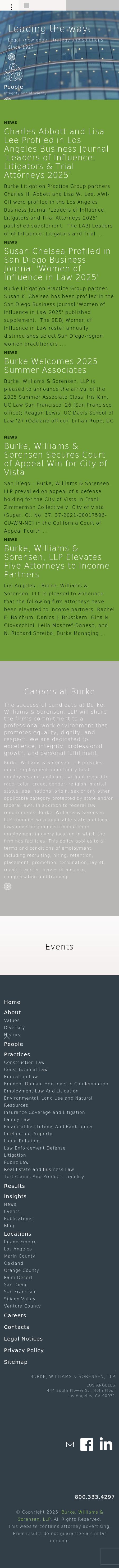 Burke, Williams & Sorensen, LLP - Riverside CA Lawyers