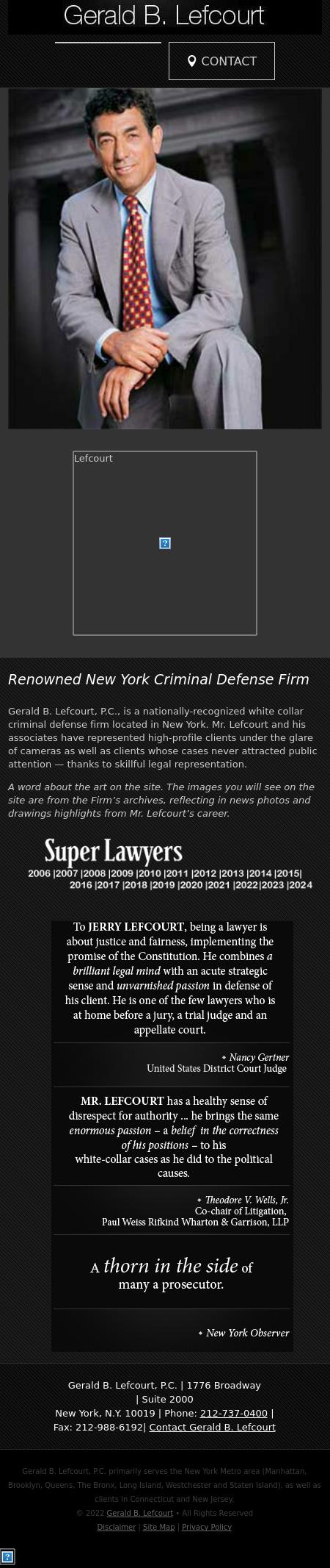 Gerald B. Lefcourt - New York NY Lawyers