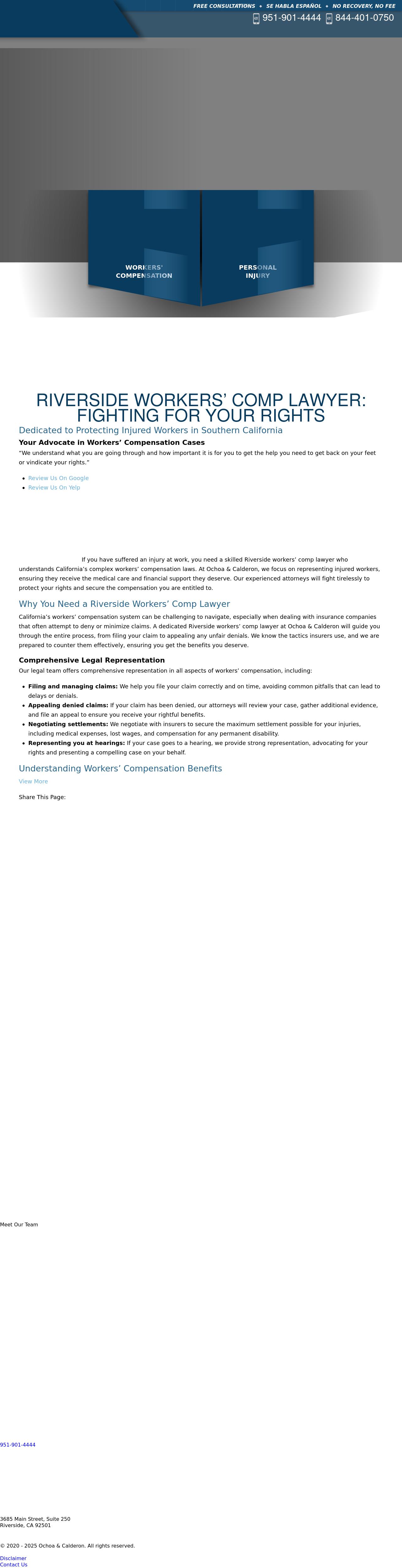 Ochoa & Calderon - Riverside CA Lawyers