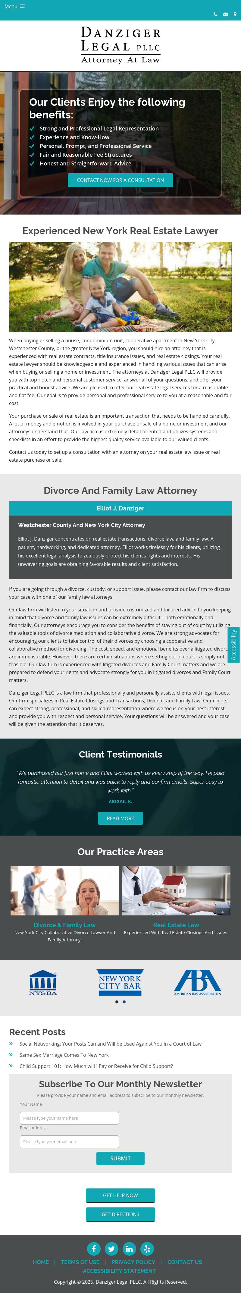 Danziger Legal PLLC - Rye Brook NY Lawyers
