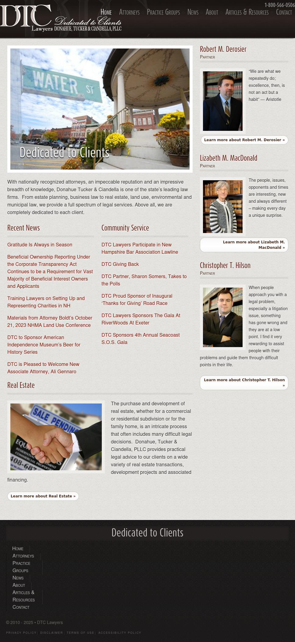 Donahue Tucker & Ciandella PLLC - Exeter NH Lawyers