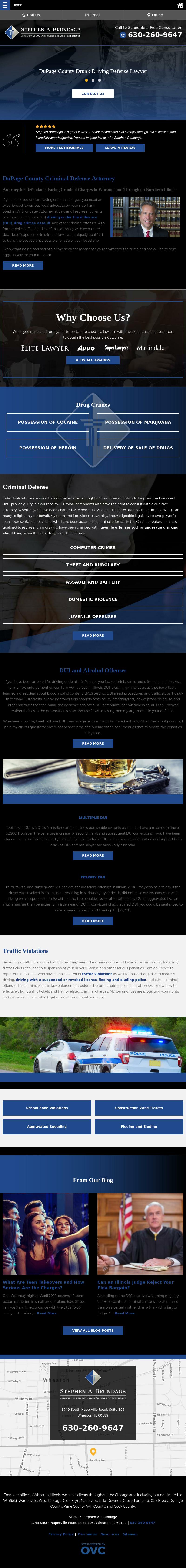 Law Office of Stephen A. Brundage - Wheaton IL Lawyers