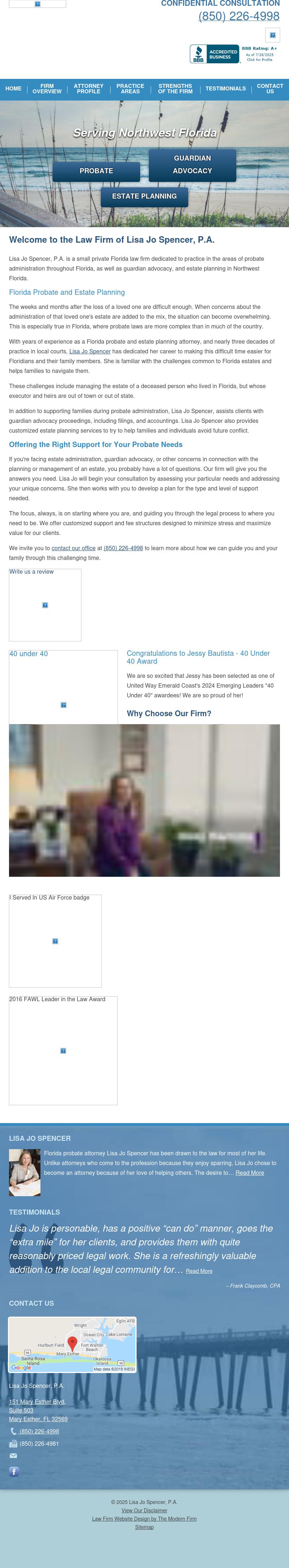Lisa Jo Spencer - Mary Esther FL Lawyers