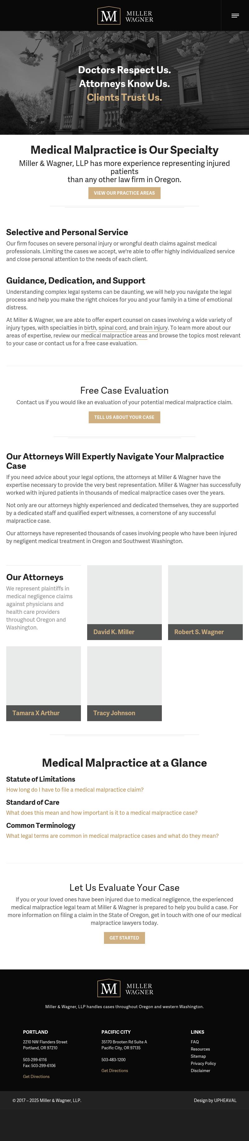 Miller & Wagner, LLP - Portland OR Lawyers