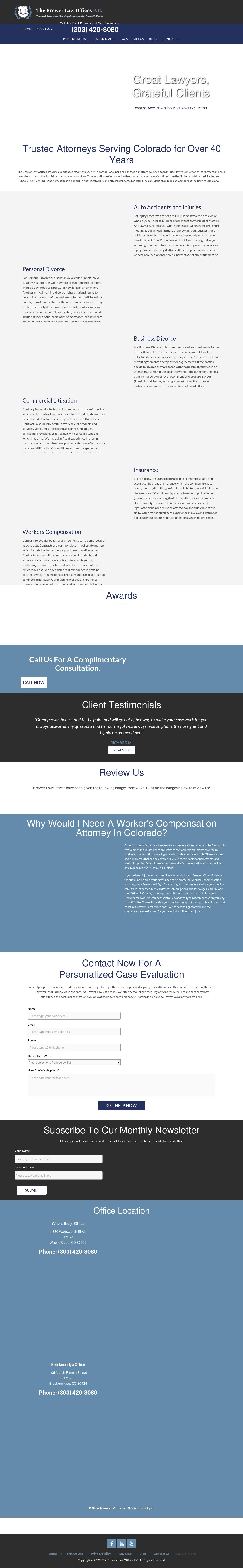The Brewer Law Offices P.C. - Breckenridge CO Lawyers
